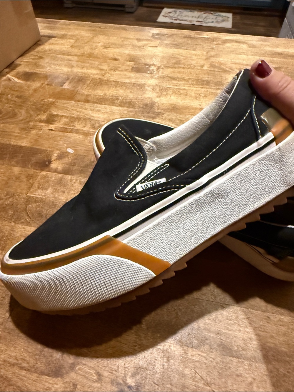 Vans Stacked Slip On Shoes women size 7.5